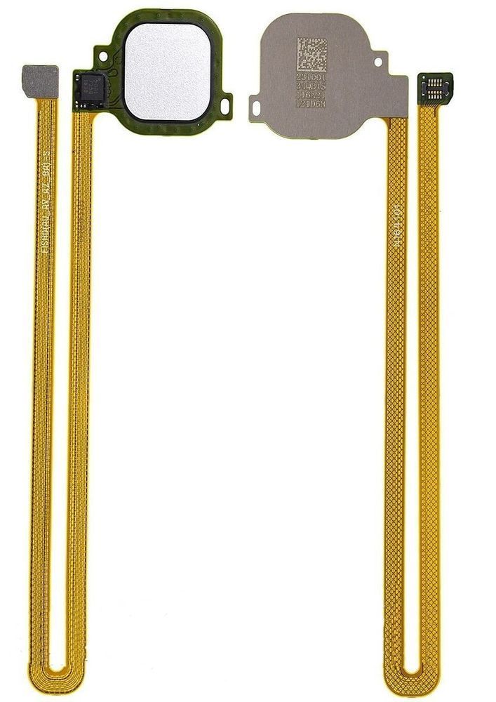 Шлейф для Huawei Nova (CAN-L11) зі сканером відбитка пальця сріблястий 08541 фото