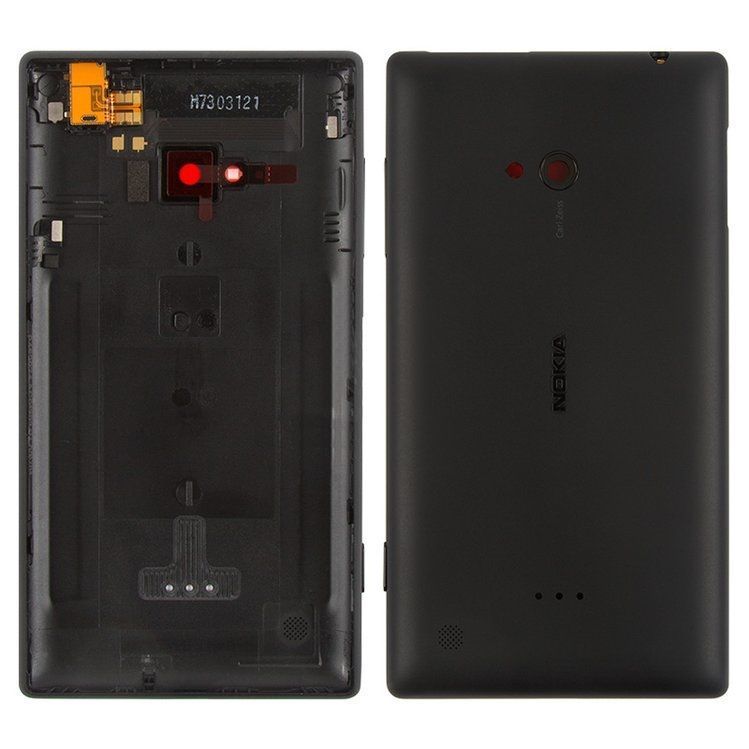 Задняя кришка для Nokia Lumia 720 черная 08661 фото