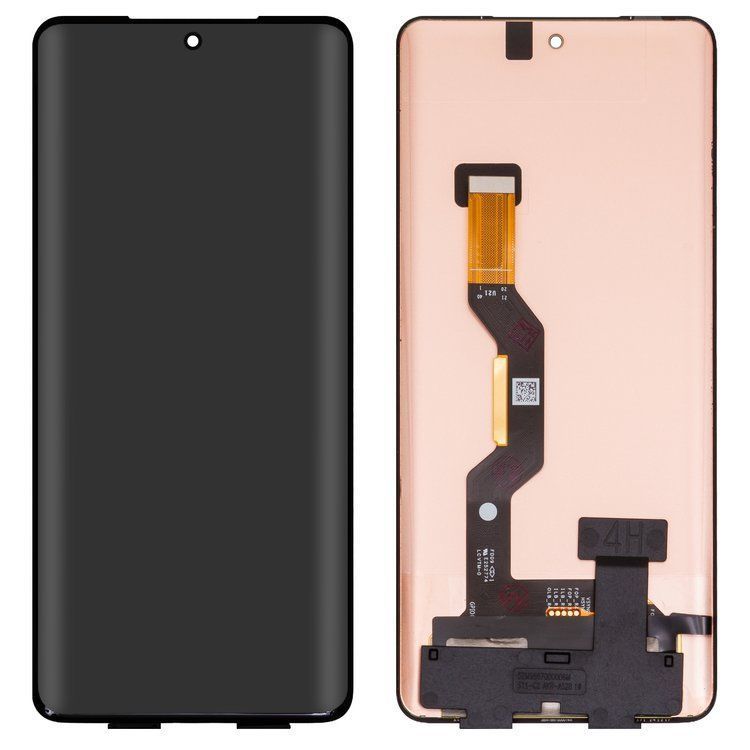 Дисплей для Motorola XT2505 Edge 60, XT2503-4 Edge 60 Fusion черный P-OLED Хайкопия 32254 фото