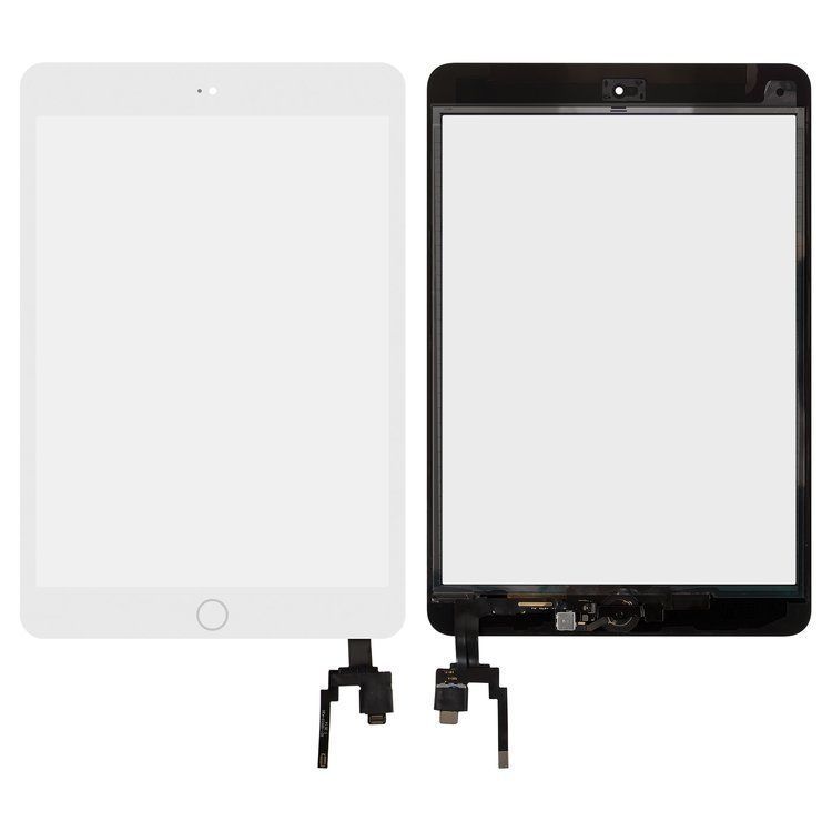 Сенсор (тачскрин) Apple iPad Mini 3 Retina A1599, A1600 белый с микросхемой Оригинал Китай 05224 фото
