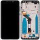 Дисплей для Motorola XT1941 Moto One, P30 Play с рамкой черный 31089 фото