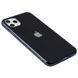Чехол силиконовый для Apple iPhone 11 Pro Max матовый (TPU) Black 26594 фото 2