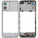 Рамка корпусу Motorola XT2345 Moto E13 белая, Creamy White со стеклом камеры 33816 фото