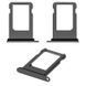 Держатель SIM-карты Apple iPhone 8, iPhone SE 2020 черный 08738 фото