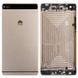 Задняя крышка Huawei P8 (GRA-CL10) Premium Dual Sim золотисто-черная, Champagne 09703 фото
