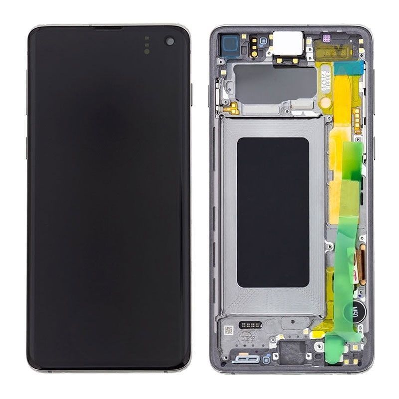 Дисплей для Samsung G973F Galaxy S10 Prism с рамкой черный (GH82-18850A) Оригинал 22044 фото
