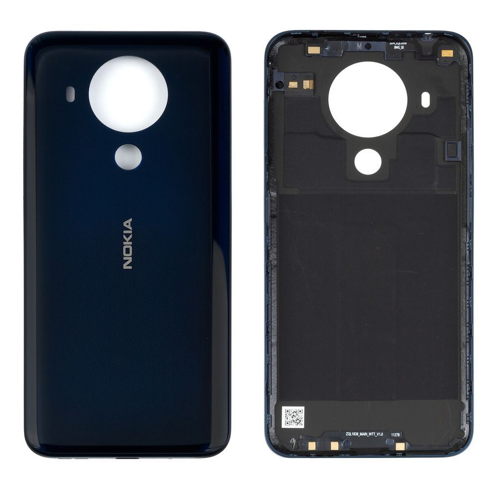 Задняя кришка для Nokia 5.4 TA-1337, синяя 25426 фото