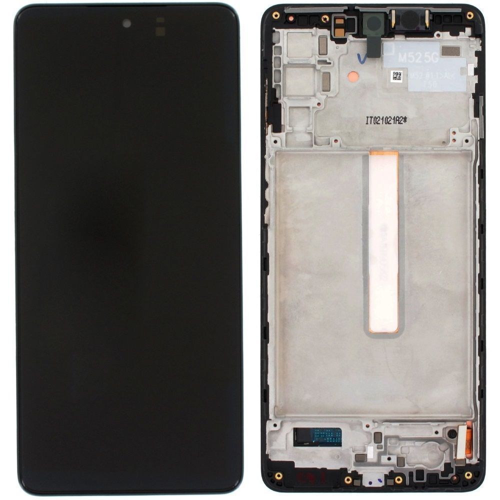 Дисплей для Samsung M526B Galaxy M52 з рамкою чорний OLED Хайкопія 29967 фото