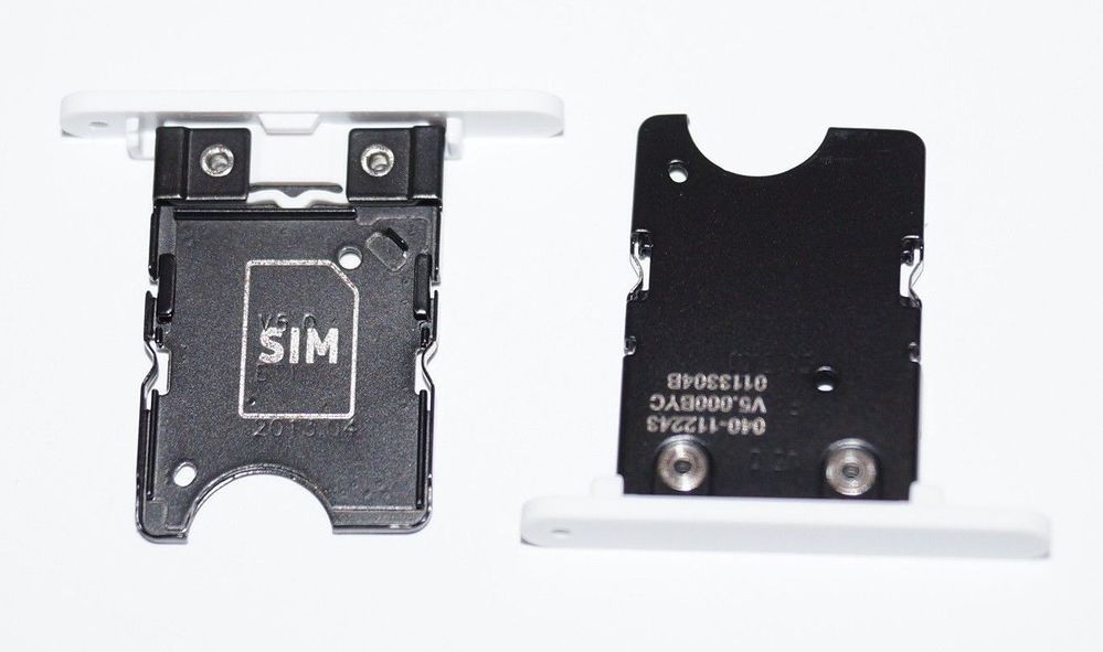 Держатель Sim-карты Nokia Lumia 1020 (RM-875) белый 09120 фото