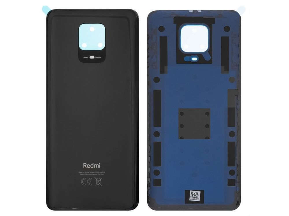 Задня кришка для Xiaomi Redmi Note 9S 48 MP сіра 12221 фото