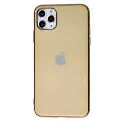 Чехол силиконовый для Apple iPhone 11 Pro Max матовый (TPU) Беж 26595 фото