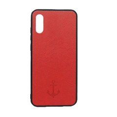 Чехол Magnet Xiaomi Redmi 7A под кожу красный 17406 фото