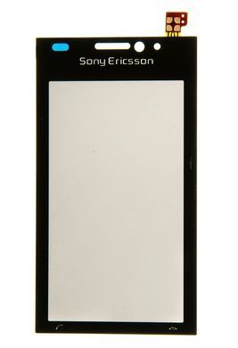 Сенсор (тачскрин) Sony Ericsson U1 Satio черный 00563 фото