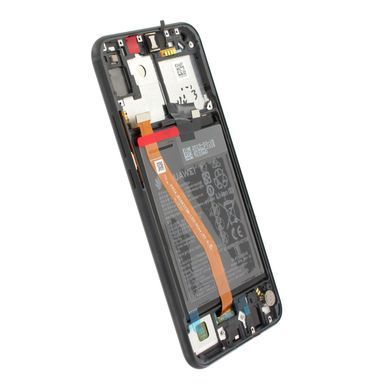 Дисплей для Huawei P Smart Plus INE-LX1, INE-LX2, Nova 3i з рамкою чорний, з аккумулятором, Оригінал 02352BUE 20984 фото