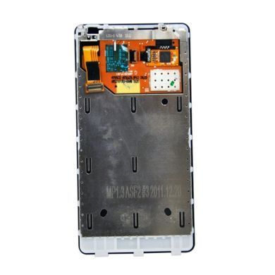 Дисплей для Nokia Lumia 800 с рамкой черный 01463 фото