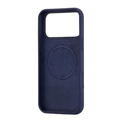Чохол силіконовий для Apple iPhone 17 Pro Max Silicone Case MagSafe Blue 33868 фото