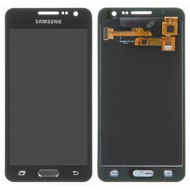 Дисплей для Samsung A300F, A300FU, A300H Galaxy A3 черный OLED 22153 фото