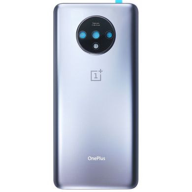 Задняя крышка OnePlus 7T серебристая, Frosted Silver, Оригинал Китай + стекло камеры 22192 фото