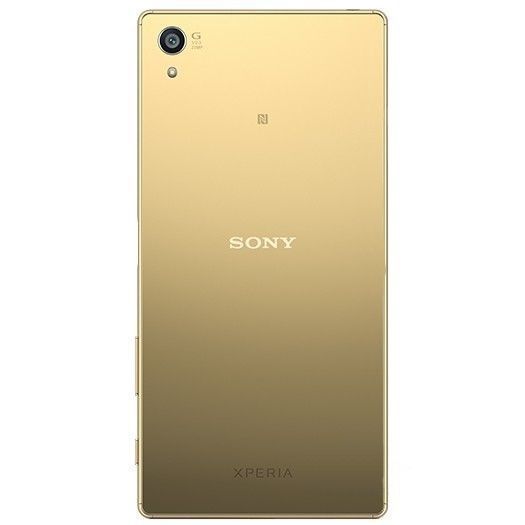 Задняя крышка для Sony E6833, E6853, E6883 Xperia Z5+ золотистая Оригинал Китай 08498 фото