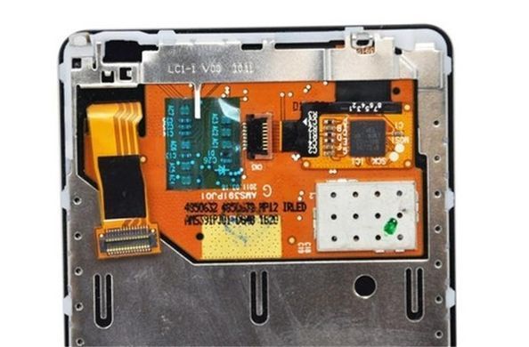 Дисплей для Nokia Lumia 800 с рамкой черный 01463 фото