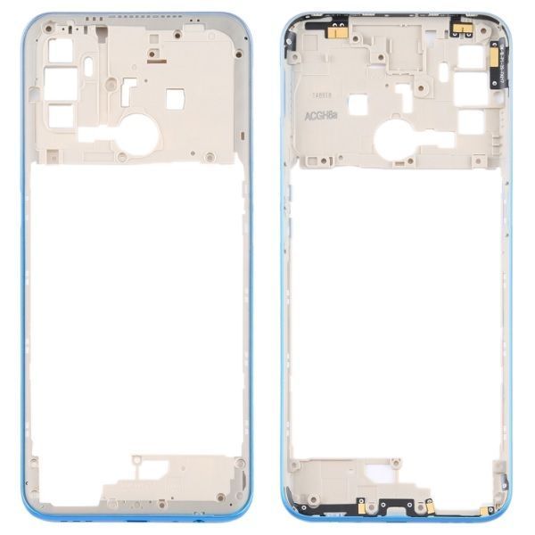 Рамка корпусу Oppo A53 4G 2020, A53s, A32, A33 2020 блакитна 31294 фото