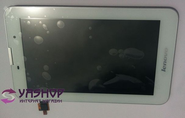 Дисплей для Lenovo A3000 IdeaTab и рамкой белый 00618 фото