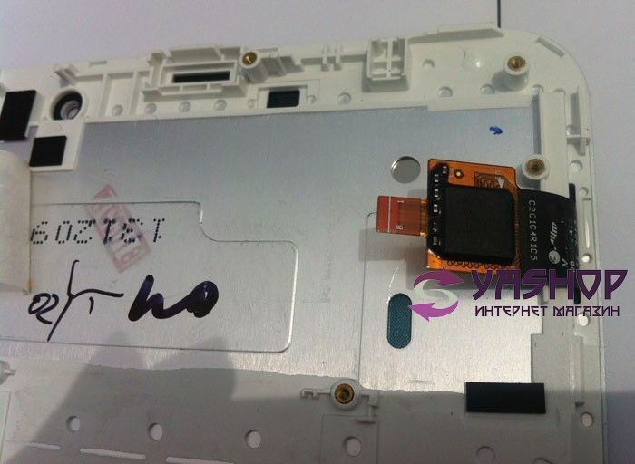 Дисплей для Lenovo A3000 IdeaTab и рамкой белый 00618 фото