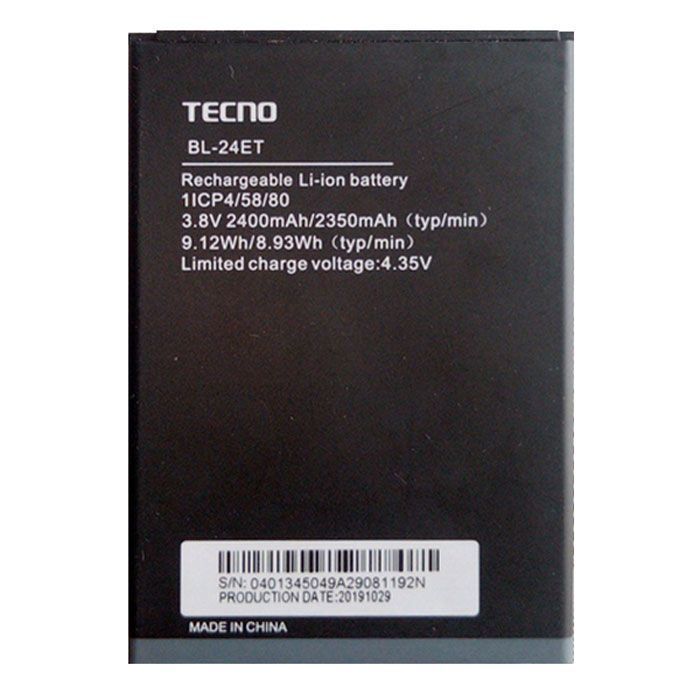 Акумулятор для Tecno BL-24ET для Tecno POP 2F, B1F 2500 mAh 25413 фото