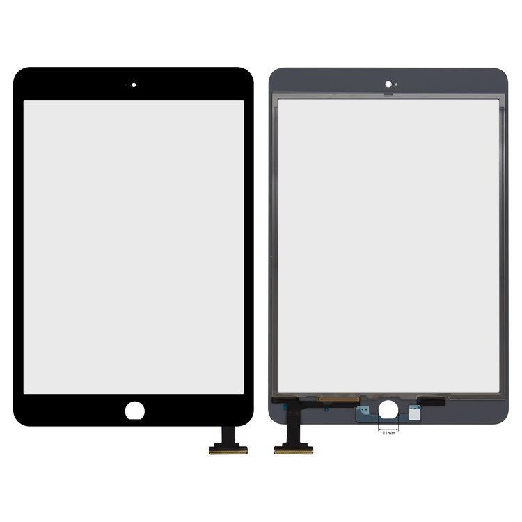 Сенсор (тачскрин) Apple iPad Mini 3 Retina A1599, A1600 черный 05225 фото