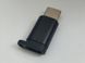 OTG переходник с microUSB на Type-C черный 08320 фото 1