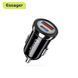 Автомобільний зарядний пристрій Essager Sunset Type-C to Type-A 20W USB Charging Cable black (ECC2Q-WL0A) 28869 фото 1