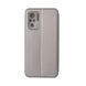 Чехол-книжка Premium Case под кожу Xiaomi Redmi Note 10, Note 10S серый 23616 фото 2