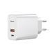 Мережевий зарядний пристрій Baseus Speed PPS + Cable (Type-C to Type-C) 30W 1Type-C 1USB White (TZCAFS-A02) 18004 фото 6
