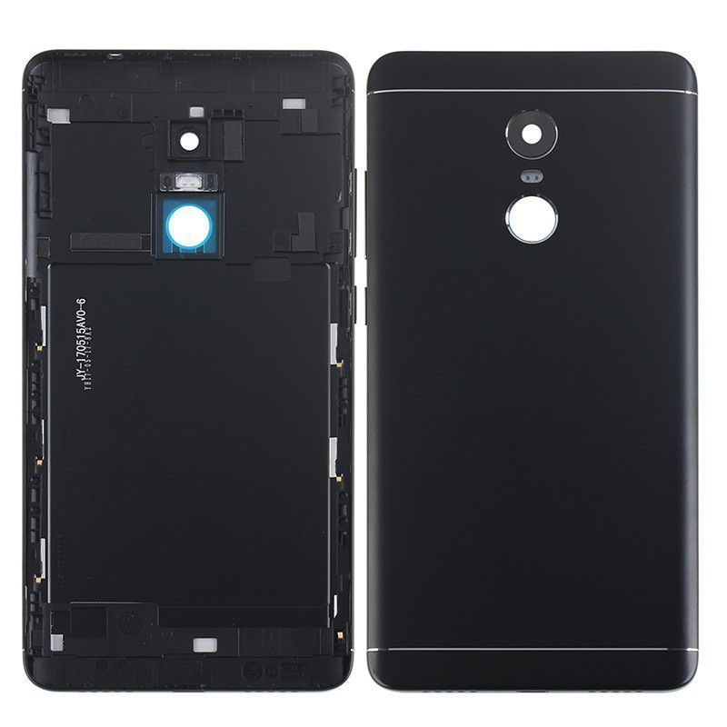 Задняя крышка для Xiaomi Redmi Note 4 MediaTek черная 07885 фото