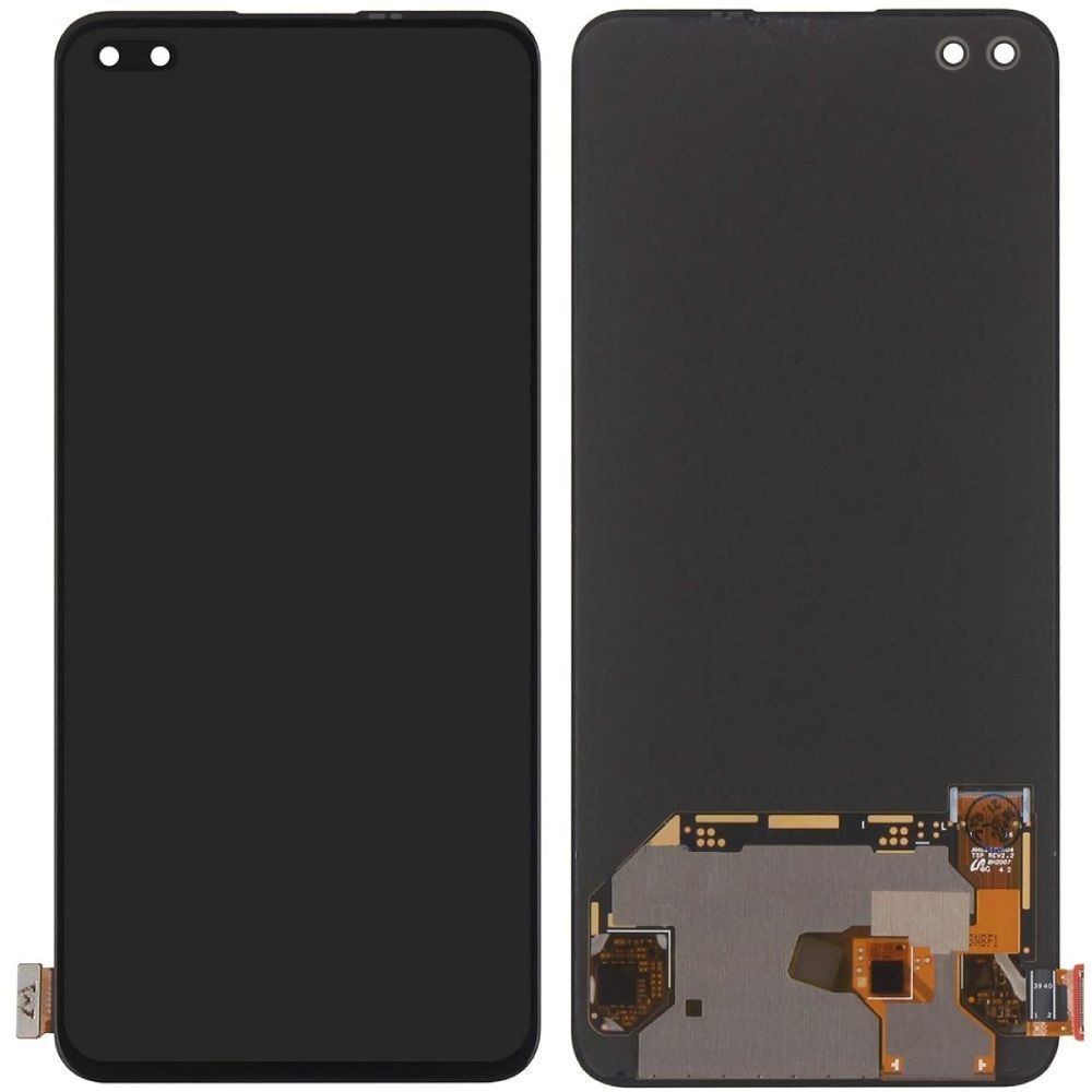 Дисплей для OnePlus Nord (AC2003), OnePlus 8 Nord 5G, Realme X50 Pro 5G черный OLED Хайкопия 29666 фото