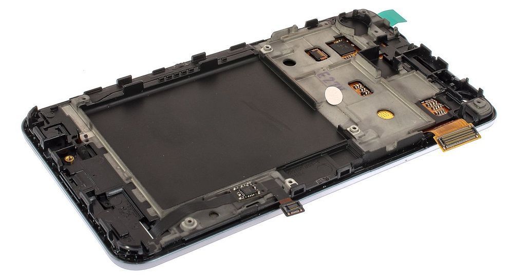 Дисплей для Samsung i9100 Galaxy S2 с рамкой черный 02524 фото
