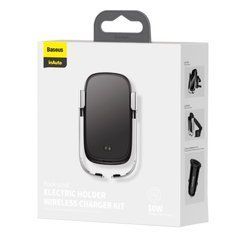 Автотримач з безпровідною зарядкою Baseus Wireless Charger Rock-solid с (WXHW01-B0S) 20291 фото