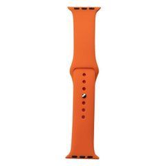 Ремешок для смарт-часов Apple Watch Silicone Classic 42/44/45/49mm Orange 28787 фото