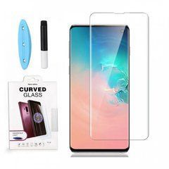 UV Захисне скло для Samsung G985 Galaxy S20 Plus (0.25 мм, 3D прозоре) в комплекті з клеєм і ультрафіолетовою лампою 20618 фото