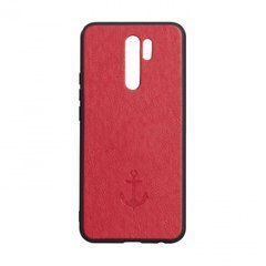 Чехол Magnet Xiaomi Redmi 9 под кожу красный 19369 фото