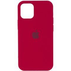 Чехол силиконовый Silicone Case для Apple iPhone 12 Pro Max Rose Red 21510 фото