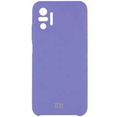 Чехол силиконовый Silicone Case для Xiaomi Redmi Note 10 Pro (2020) Lilac Cream 23885 фото