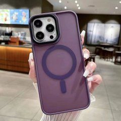 Чохол матовий Magnetic для Apple iPhone 13 бордо 27699 фото