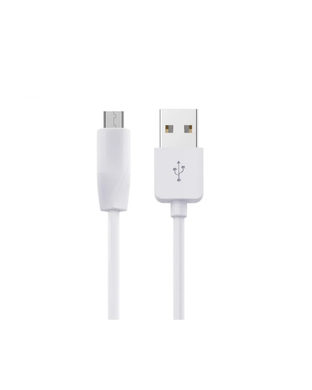 Кабель Hoco X1 (1 метр) MicroUSB белый 20123 фото