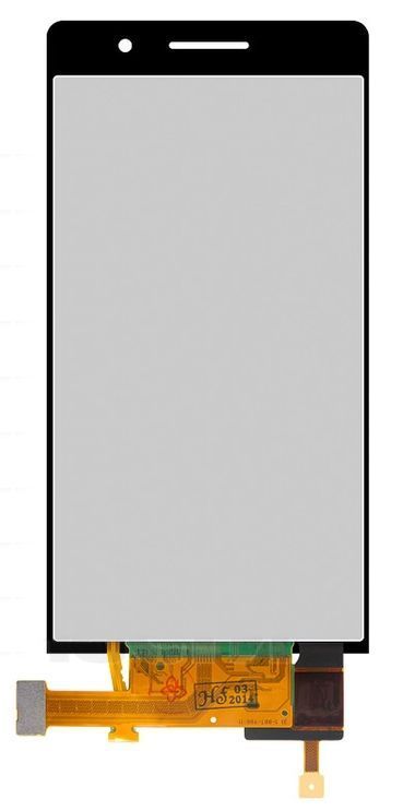 Дисплей для Huawei Ascend P6-U06 чорний 01156 фото