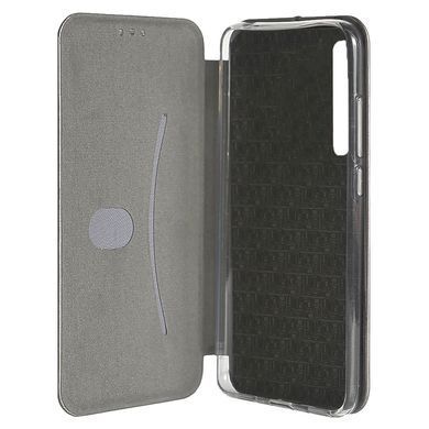 Чехол-книжка Premium Case под кожу Xiaomi Mi A3 серый 15530 фото