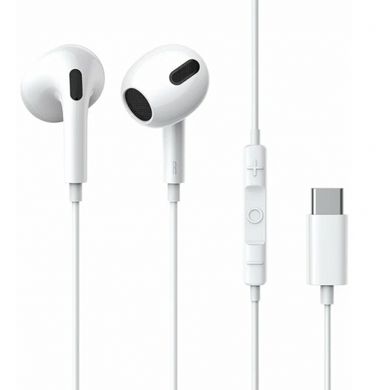 Наушники Baseus Encok Type-C lateral in-ear Wired Earphone C17 (NGCR010002) White 26951 фото