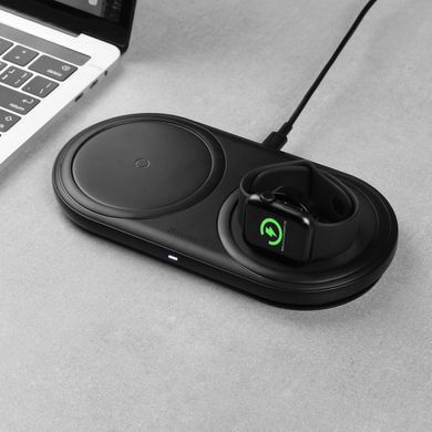Беспроводное зарядное устройство Baseus Planet 2in1 Wireless Charger (WXPL-B01) черный 20276 фото