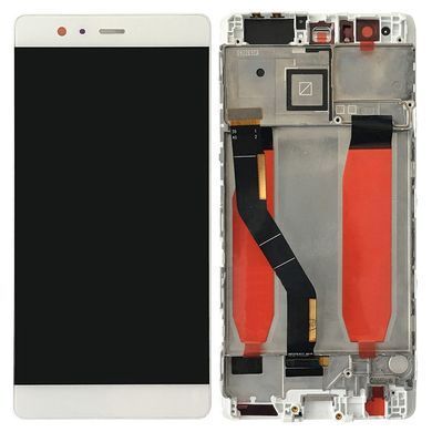 Дисплей для Huawei P9 Plus (VIE-L09), P9 Plus Dual Sim (VIE-L29) с рамкой белый TFT 22964 фото
