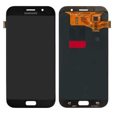 Дисплей для Samsung A720F Galaxy A7 (2017) чорний (GH97-19723A) Оригінал 07153 фото